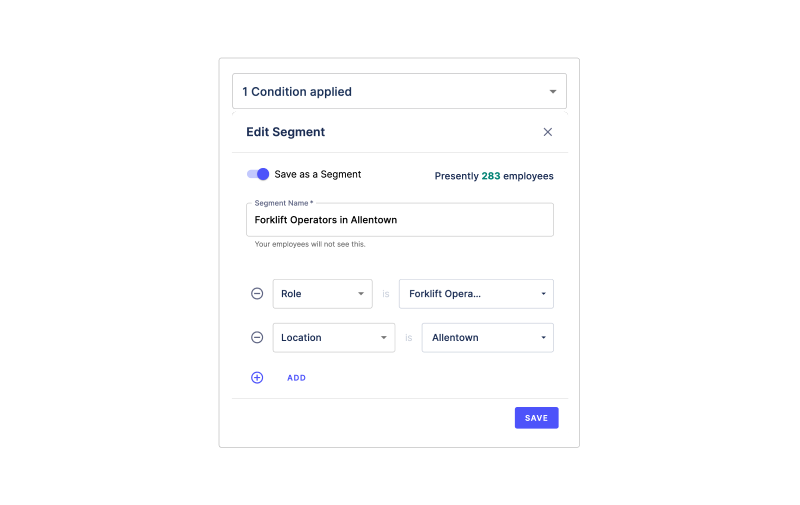 segmented communication with frontline employees