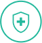 healthcare shield icon