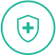 healthcare shield icon