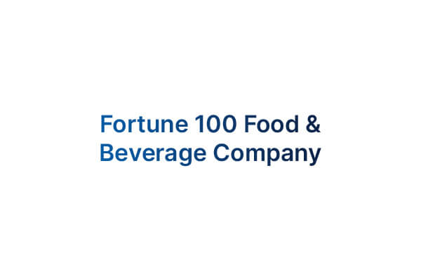 Fortune 100 Food and Beverage Company